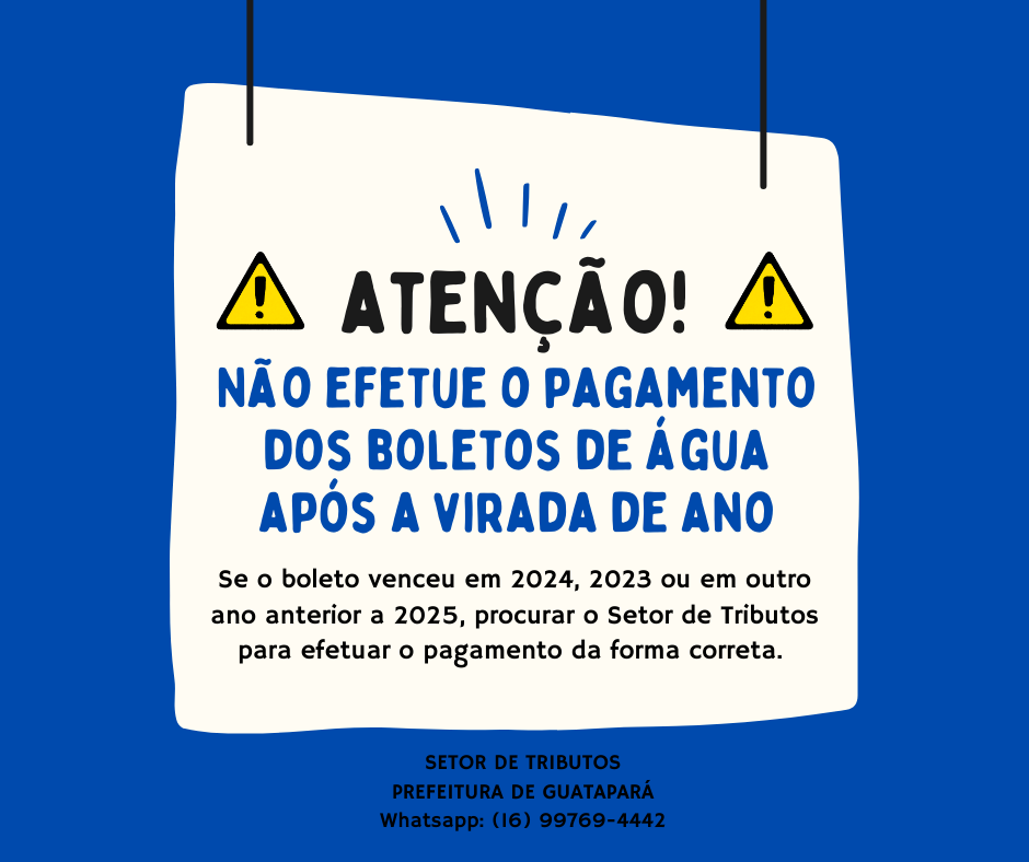 Aviso de pagamento atrasado